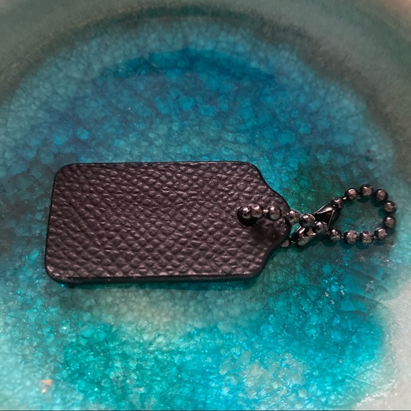 Coach Black Keychain Tag - Picture 4 of 16